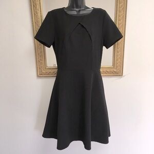 J. Taylor textured knit dress 10 subtle details minimalist little black dress